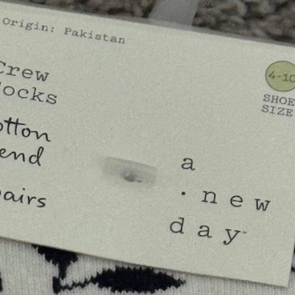 A New Day Crew‎ Socks 3 Pairs Each Pack (2 Packs = 6 Socks) NWT - Picture 4 of 6